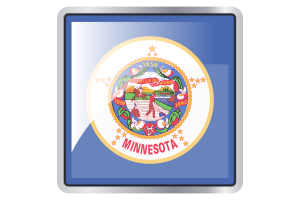 Minnesota Flag Square icon flag