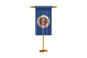 Minnesota Ceremonial Flag Vector Free flag