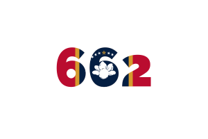 Mississippi Area Codes flag