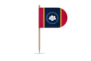 Mississippi Flag for Desk, Table flag