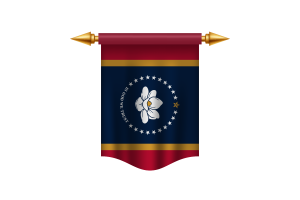 Mississippi Flag Royal Banner flag