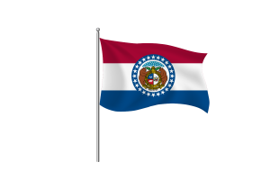 Missouri-Flagge Clipart flag