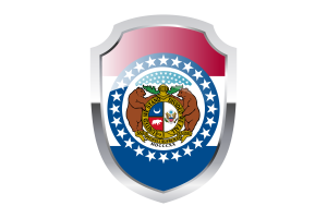 Missouri Schild-Logo flag