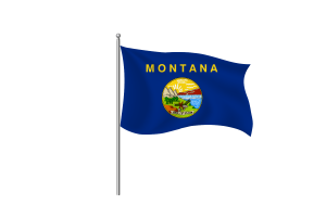 Clipart della bandiera del Montana flag