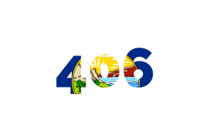 Prefissi telefonici del Montana flag