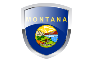 Clipart della bandiera nazionale del Montana flag