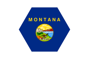 Vettore gratuito della bandiera del Montana | SVG e PNG flag