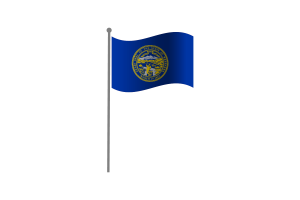 Bandiera Sventolante del Nebraska flag