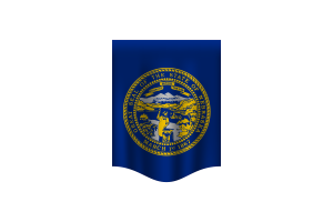 Striscione della Bandiera del Nebraska flag