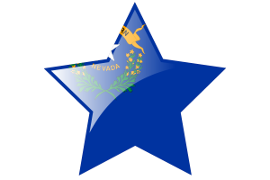 Nevada Flag Star Icon flag