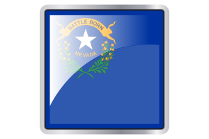 Nevada Flag Square icon flag
