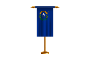 Nevada Ceremonial Flag Vector Free flag