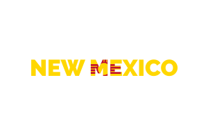 New Mexico Text Art flag