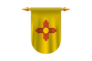 New Mexico Flag Emblem Vector Images flag