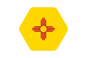 New Mexico Flag Vector Illustration flag