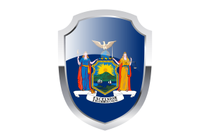 New York Shield Logo flag