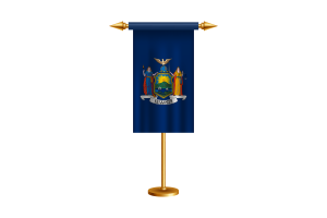 New York Ceremonial Flag Vector Free flag