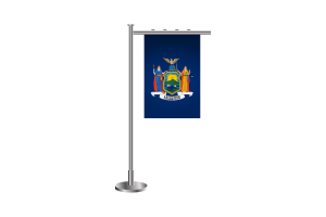 3d New York Standing Flag flag