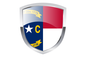 Clipart della bandiera nazionale della Carolina del Nord flag