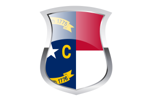 Bandiera orgogliosa della Carolina del Nord flag