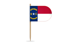 Bandiera della Carolina del Nord per scrivania, tavolo flag