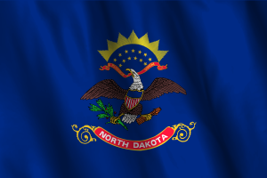 National Flag of North Dakota flag