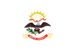 Emblem of North Dakota flag