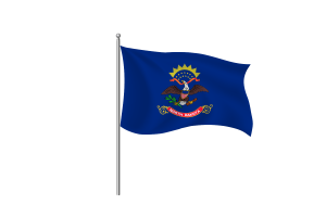 North Dakota Flag symbol flag