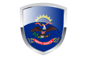 National Flag of North Dakota Clipart flag