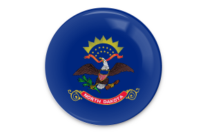 North Dakota Flag Vector Art flag