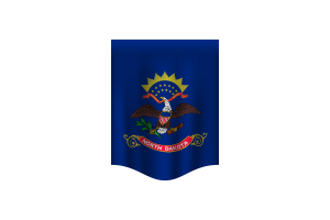 North Dakota Flag Banner flag