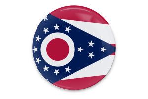 Arte Vectorial de la Bandera de Ohio flag