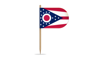 Bandera de Ohio para Escritorio, Mesa flag