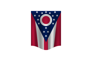 Banner de la Bandera de Ohio flag