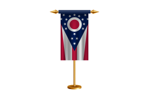 Vector de la Bandera Ceremonial de Ohio Gratis flag