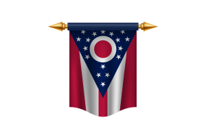 Banner Real de la Bandera de Ohio flag