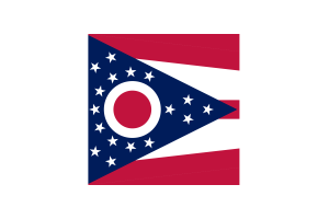 Clipart de la Bandera de Ohio flag