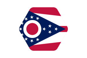 Ilustración Vectorial de la Bandera de Ohio flag
