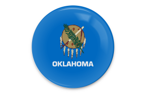 Arte Vettoriale della Bandiera dell'Oklahoma flag