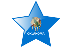 Icona Stella della Bandiera dell'Oklahoma flag
