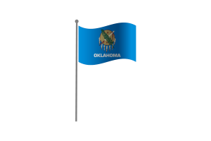 Bandiera Sventolante dell'Oklahoma flag
