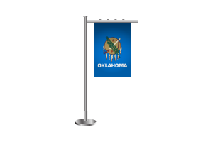 Bandiera dell'Oklahoma in 3D flag