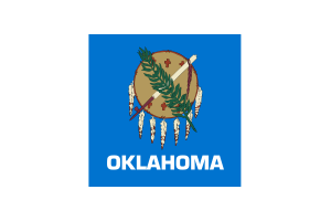 Clipart della Bandiera dell'Oklahoma flag