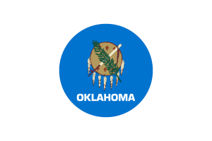 Bandiera dell'Oklahoma Cerchio Vettore Gratuito flag