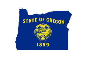 Emblem of Oregon flag