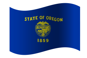Oregon Flag flag