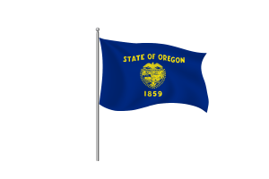 Oregon Flag symbol flag