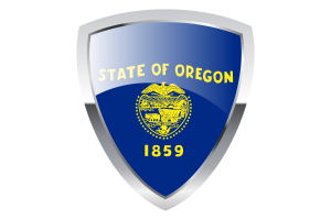 Oregon Shield Flag flag