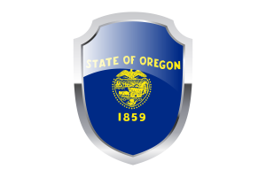 Oregon Shield Logo flag