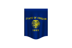 Oregon Flag Banner flag